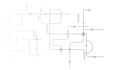 Vectors Abstract connecting lines and dots. Social networking, network connection and global communication technology background