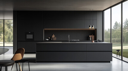 Minimalist Kitchen with Hidden Storage minimalist