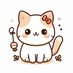 Cute Cat Vectors & Illustrations