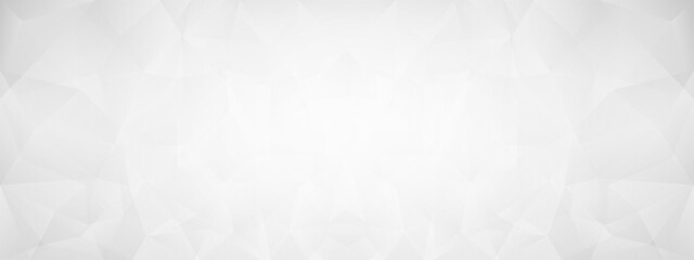 luxurious white polygon pattern background