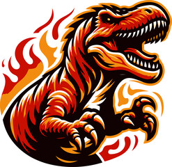 Dinosaur vector and illustration.