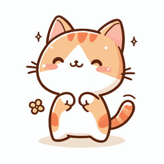 Cute Cat Vectors & Illustrations