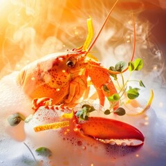 Gourmet Lobster Claw with Citrus Garnish