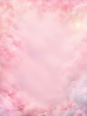 Fototapeta premium pink sky clouds