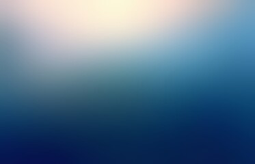 Fototapeta premium Yellow light top on dark blue blur background.