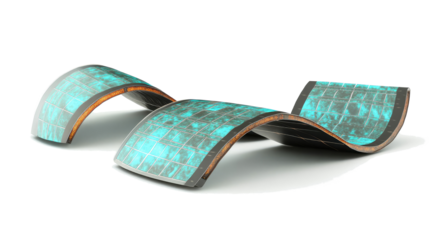 Innovative Solar Panels Designed With Flexible and Curvy Structures Generative AI