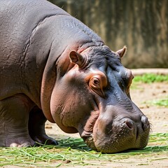 hippopotamus in water