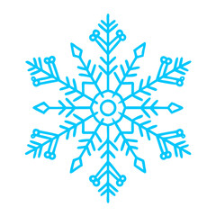 Stylized snowflake design, capturing the magic of the winter holidays