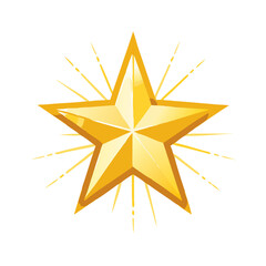 Obraz premium A festive Christmas star icon, perfect for holiday-themed projects and designs