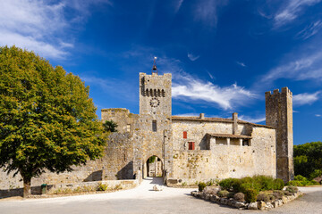 Larressingle on route to Santiago de Compostela, departement Gers, Occitanie, France