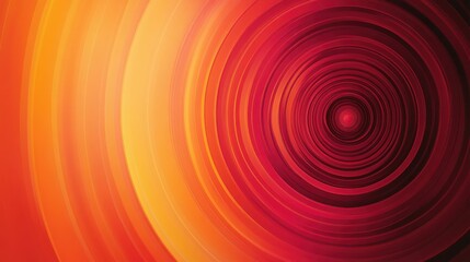 concentric circles in shades of red and orange, creating a sense of depth and motion, perfect for dynamic presentations