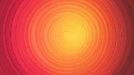 Obraz premium concentric circles in shades of red and orange, creating a sense of depth and motion, perfect for dynamic presentations