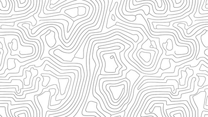 Minimalist Abstract Pattern with Swirling Light Gray Lines on White Background