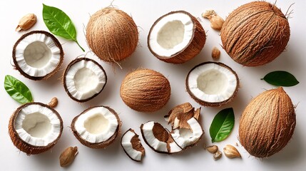 Dynamic Layout of Coconuts in Various Forms