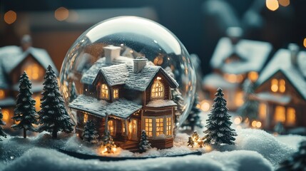 Winter Wonderland in a Snow Globe