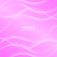 3D pink abstract background overlap layer on bright space with flowing waves effect decoration. Modern graphic design element cutout style concept for web banner, art, flyer, card, or brochure cover