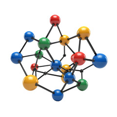 Fototapeta premium Molecular Structure Model