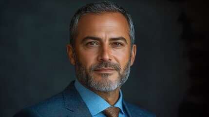 Fototapeta premium Portrait of a Confident Businessman