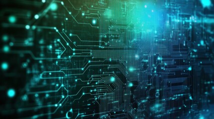 intricate lines and connections, symbolizing technology and innovation.