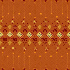 orange cloth pattern