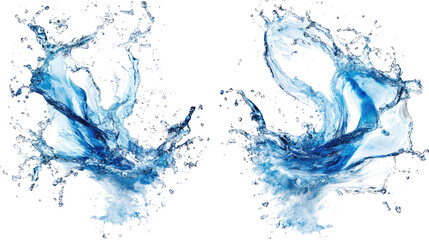 Dynamic Water Spills and Puddles Displaying Refreshing Splashes Generative AI