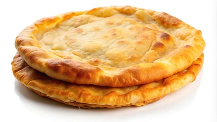 Silhouette of a Navajo fry bread isolated on white background