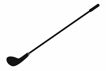 golf club icon, golf stick silhouette vector, Sport symbol, Golfing logo.
