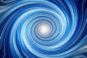 swirling blue and white pattern with central circle and spiral formation reflected