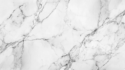 Fototapeta premium A marble texture background with natural veining in shades of white and gray, offering a sleek and sophisticated surface for luxury branding or interior design visuals