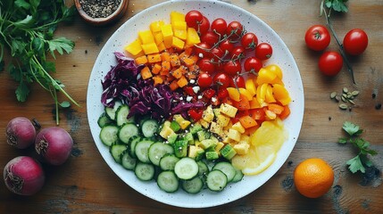 Incorporating a variety of colors on your plate not only makes meals visually appealing but also ensures a wide range of nutrients.