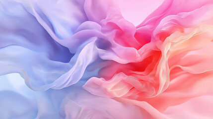 Obraz premium Pastel tone purple pink blue gradient defocused abstract photo smooth lines pantone color background 