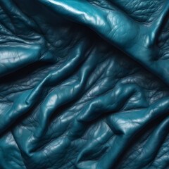 Blue(cyan) leather