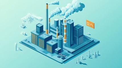 Obraz premium Innovative carbon capture technologies are essential in achieving carbon neutrality.