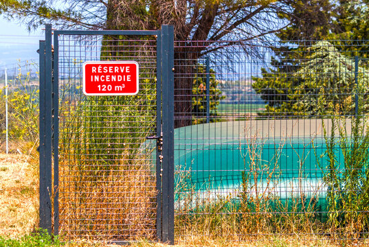 Citerne souple pour pr&eacute;vention des feux