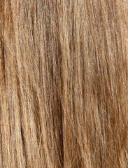 A close up of a person's hair with a light brown color