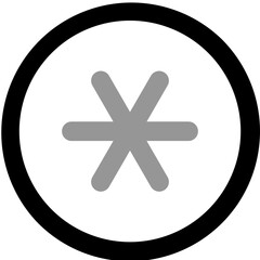 Obraz premium asterisk