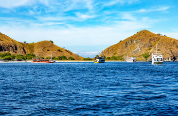 Island Padar, Komodo National Park, Flores, Indonesia, Southeast Asia.