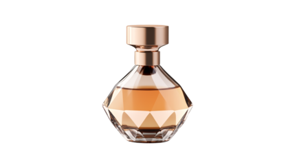 Indulge in luxury, exquisite purple perfume bottle with sparkling diamond for an unforgettable fragrance experience