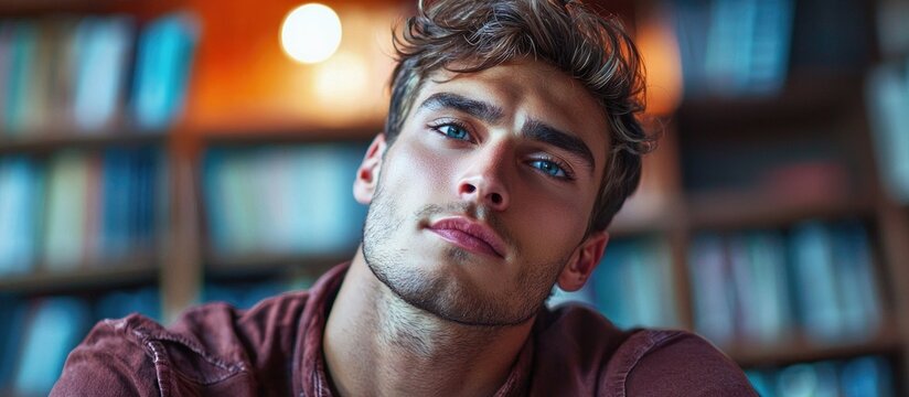 Handsome Narcissistic Proud Young Man