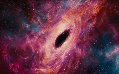 Massive Galactic View Featuring Swirling Stars and Cosmic Debris, Ideal Illustrations or Background Images for Science Fiction Works