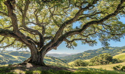 Obraz premium Dreamlike Landscapes and Mystical Gardens with Vibrant Flowers and Glowing Nature