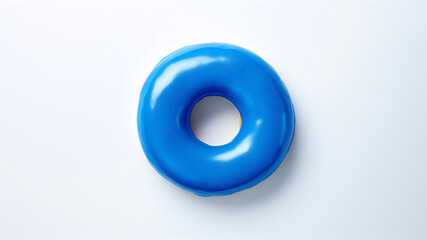 A Vibrant Blue Donut Symbolizes Awareness and Hope During November's Observance