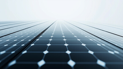 Obraz premium Panels or solar cells for healthy clean energy isolated on a white background