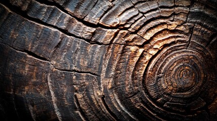 Obraz premium Rustic Wood Grain Patterns with Natural Lighting