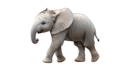 Obraz premium Elephant in motion, a captivating display of color and pattern in artistic design