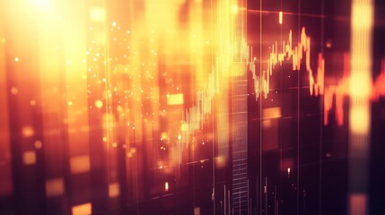 Modern Financial Trends with Creative Chart Design