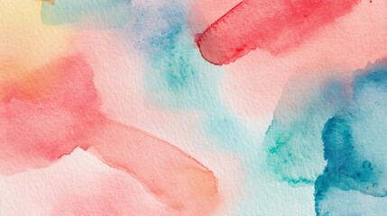 Fototapeta premium Vibrant Watercolor Background with Gentle Lighting