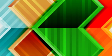 Arrow geometric abstract vector background. Vector Illustration For Wallpaper, Banner, Background, Card, Book Illustration, landing page