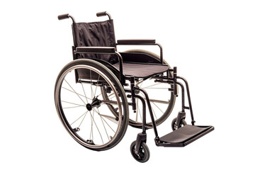 Fototapeta premium wheelchair on isolated transparent background