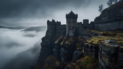 Obraz premium eilean donan castle country, ai generated